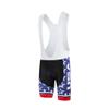 Xinzechen Men's Cycling 3D Padded Bib Shorts USA Flag Size S view 1
