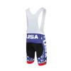 Xinzechen Men's Cycling 3D Padded Bib Shorts USA Flag Size S view 2