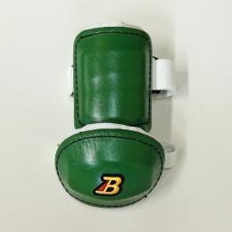 Belgard Factory Japan AL811R Arm Guard, Right, Green and White