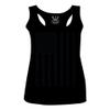0022. Vintage American Flag United States of America Military us USA Women's Tank Top Racerback (Black, Small) view 1