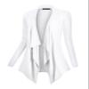 Urban CoCo Women's Drape Front Open Cardigan Long Sleeve Irregular Hem (S, White) view 1