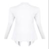 Urban CoCo Women's Drape Front Open Cardigan Long Sleeve Irregular Hem (S, White) view 3