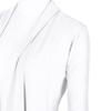 Urban CoCo Women's Drape Front Open Cardigan Long Sleeve Irregular Hem (S, White) view 4