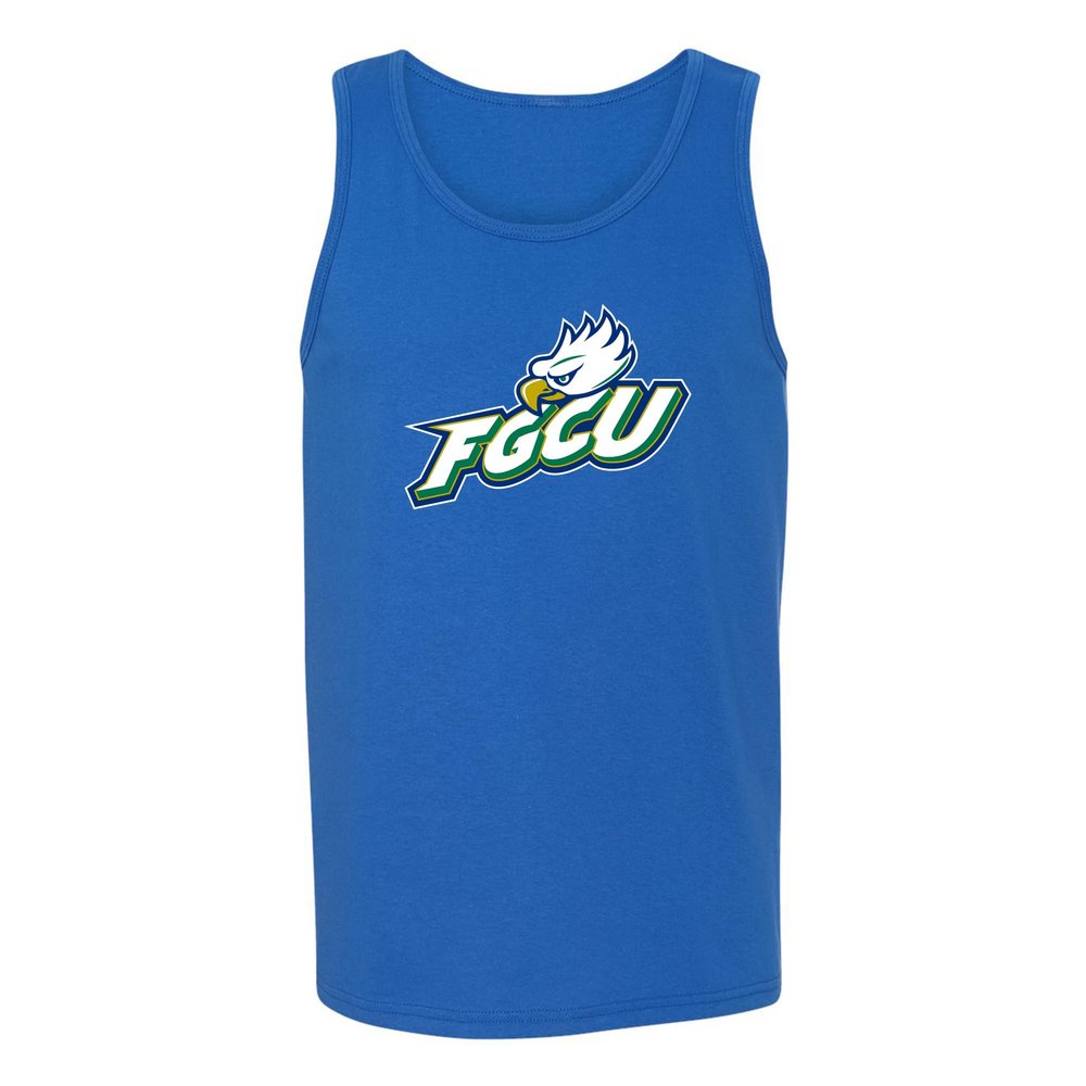 UGP Campus Apparel Florida Gulf Coast Primary Logo Mens Tank Top (3X-Large - Royal Blue)