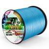 Ashconfish Braided Fishing Line-16 Strands Hollow Core Fishing Wire 1000M/1093Yards 80LB Abrasion Resistant Incredible Superline Zero Stretch Ultrathin Diameter Woven Thread Blue view 2