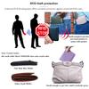 AINIMOER Small Leather Wallet for Women, Ladies Credit Card Holder RFID Blocking Women's Mini Bifold Pocket Purse, Yellow view 4