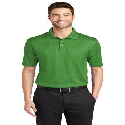 Port Authority Performance Fine Jacquard Polo Shirt Vine Green