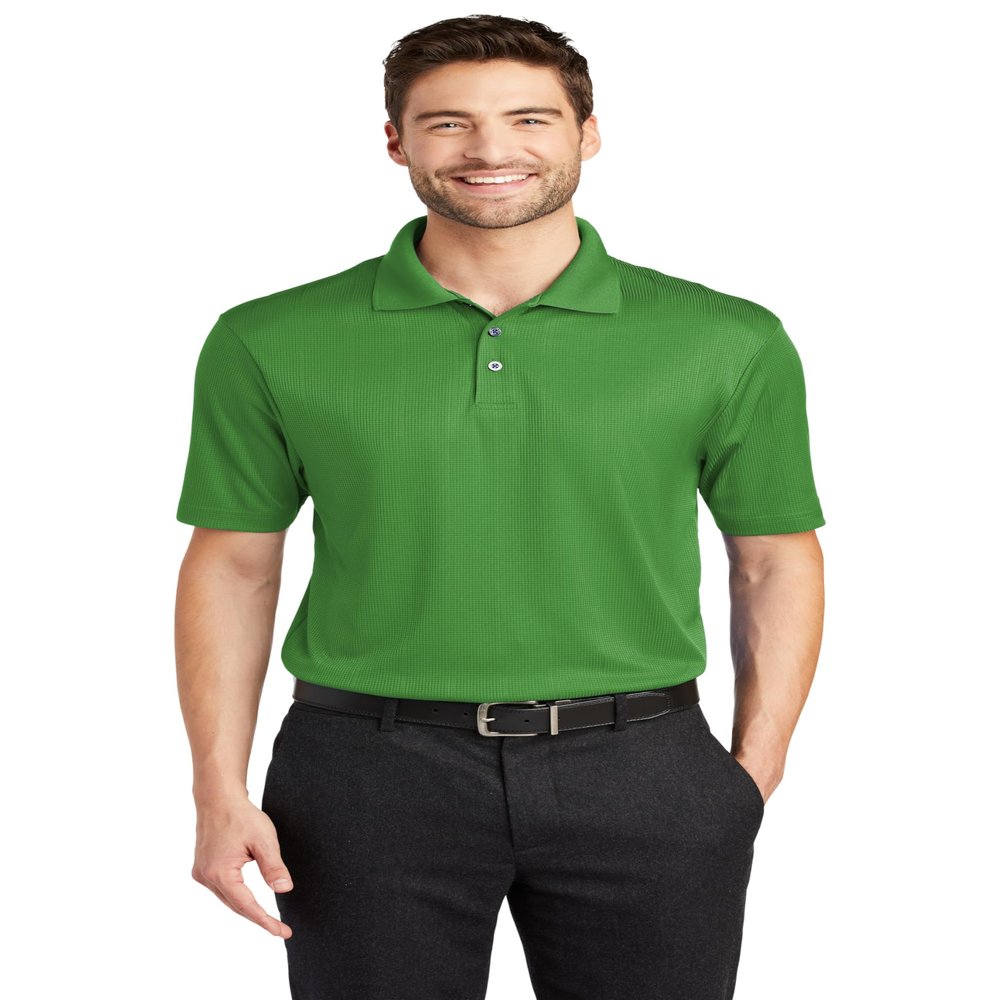 Port Authority Performance Fine Jacquard Polo Shirt Vine Green