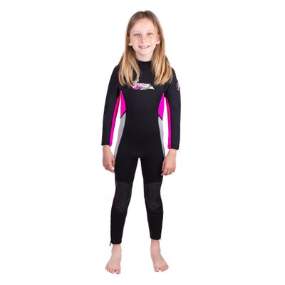 Seavenger Scout 3mm Neoprene Child Wetsuit (Coral Pink, 12)