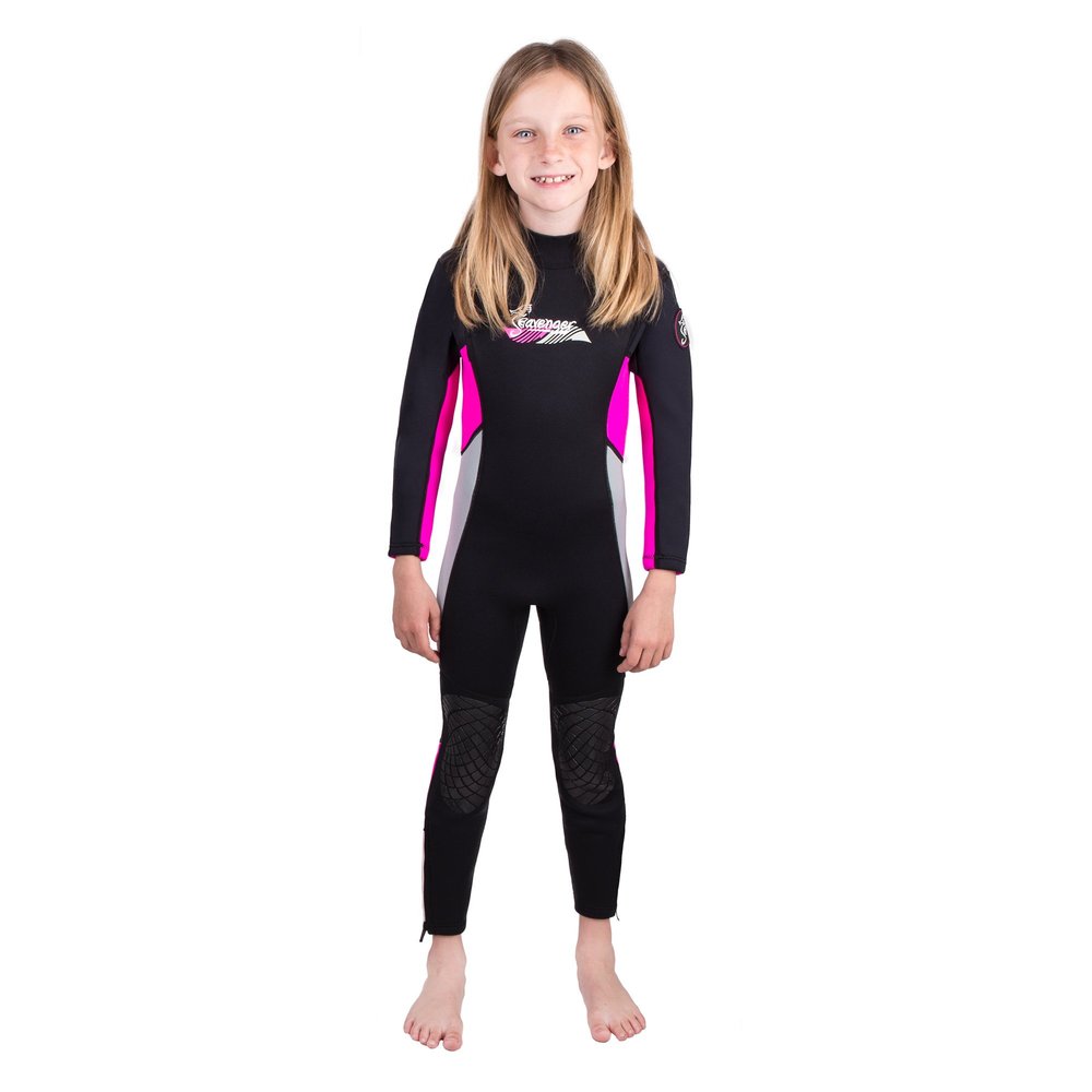 Seavenger Scout 3mm Neoprene Child Wetsuit (Coral Pink, 12)