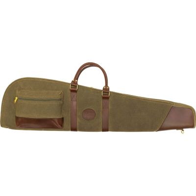 MidwayUSA Waxed Canvas Shotgun Case 54" Olive Brown