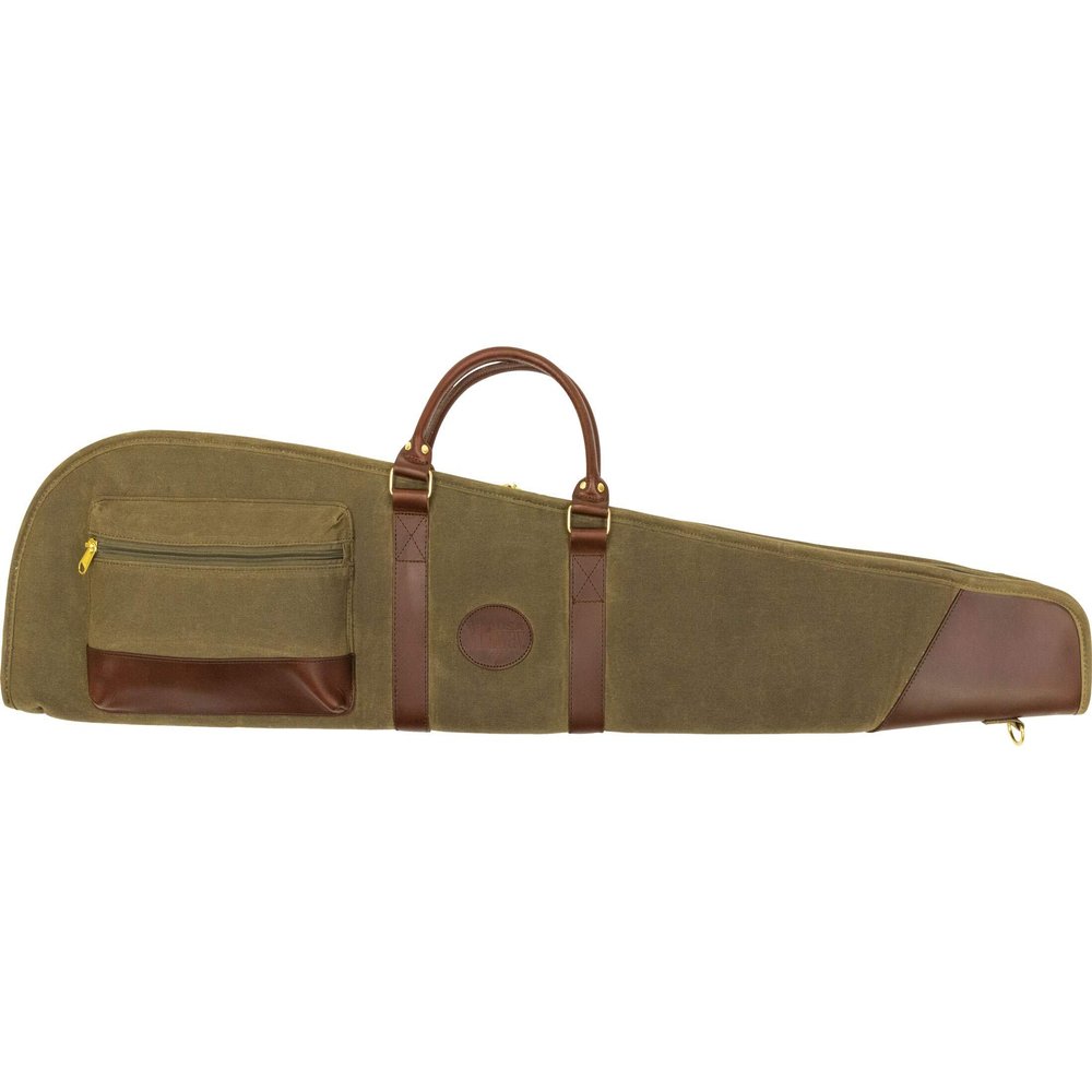 MidwayUSA Waxed Canvas Shotgun Case 54" Olive Brown