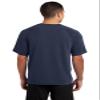 SPORT-TEK Unisex Ultimate Performance Crew | Lightweight Athletic T-Shirt for Men & Women, Spring & Summer Gym Fashion True Navy view 3
