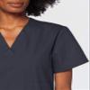 Sivvan Unisex Scrubs - V-Neck Scrub Top - S8304 - Charcoal - XXS view 3