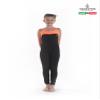 Sagester # 625 / Italy Hand-Made/Figure Ice Skating Bodysuit/SW/Sz: M, Orange view 2
