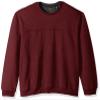Arrow 1851 Men's Big Saranac Long Sleeve Crewneck Sueded Pullover, Chocolate Truffle Heather, 4X-Large Tall view 1