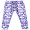 Sister Amy Women's Digital Animal Printed Ankle Elastic Tights Legging Purple Flower US M view 3
