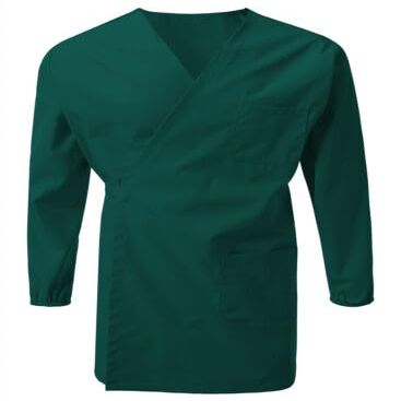 7 Encounter Unisex Multifuctional Wrap Smock With Chest And Side Pockets (Green, L/XL)
