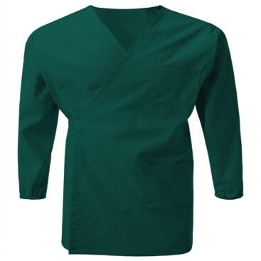 7 Encounter Unisex Multifuctional Wrap Smock With Chest And Side Pockets (Green, L/XL)