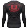 Hardcore Training Viking 2.0 Men's Rash Guard Compression Long Sleeve MMA No-Gi Tight BJJ Grappling Base Layer Fitness Black view 2