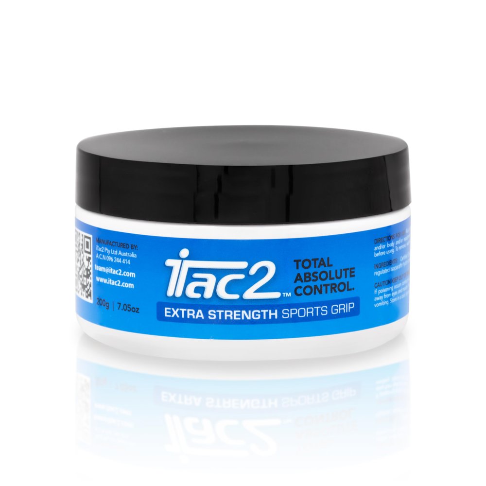 iTac2 Extra Strength Sports Grip (200g / 7.05oz)  Long-Lasting Beeswax Grip Aid for Rugby, Netball, Bowls, Diving & Fitness  Natural, Waterproof, Anti-Slip Formula for Dry Hands & Equipment