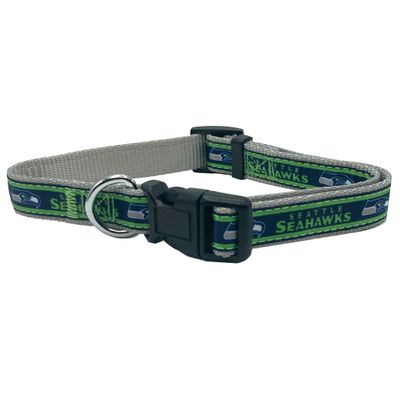 Pets First NFL Seattle Seahawks Licensed PET COLLAR, Extra Large - Heavy-Duty, Strong, and Durable Dog Collar. Available in 31 Football Teams and 4 Sizes