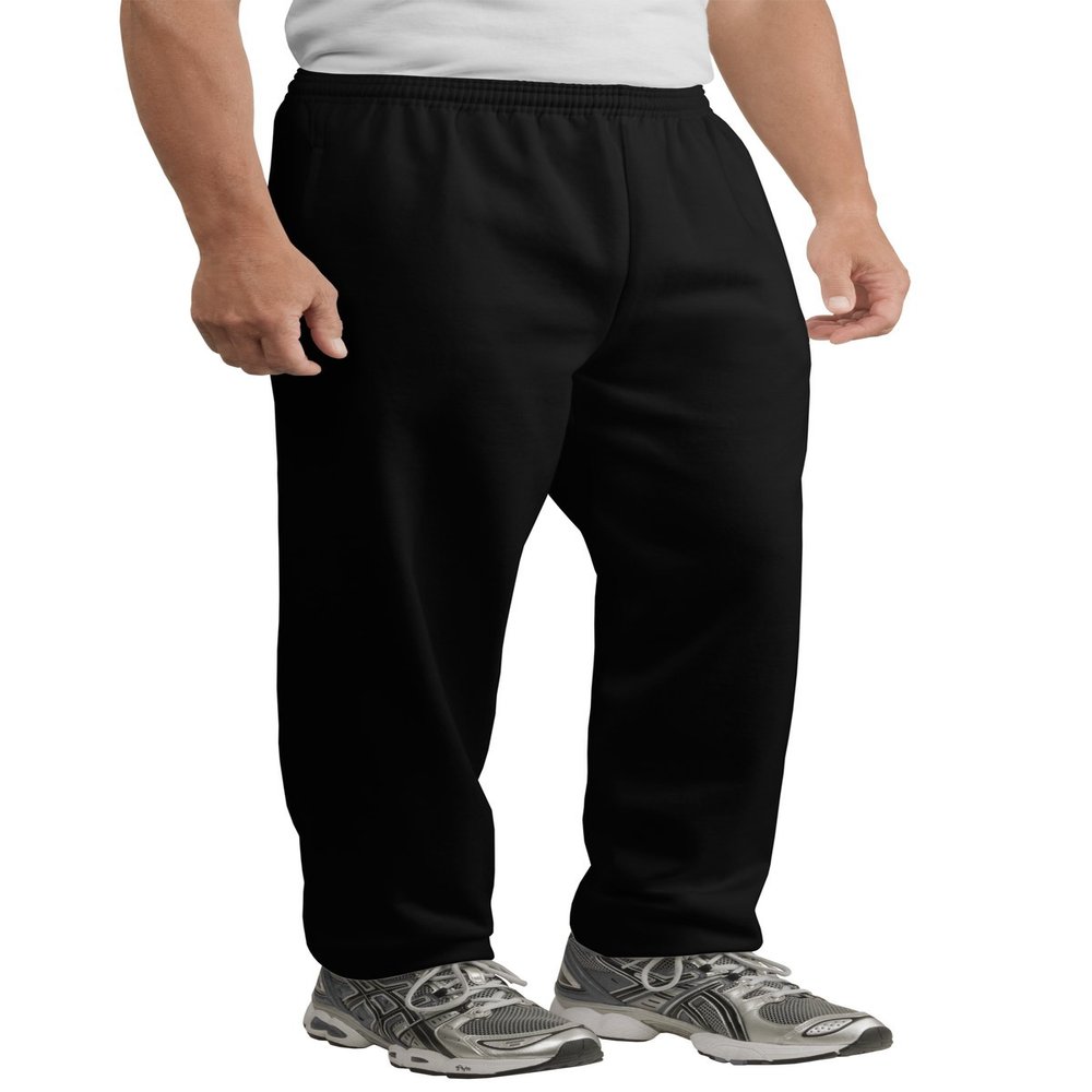 Port & Company - Essential Fleece Sweatpant with Pockets 2XL Jet Black
