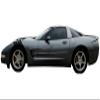 Rock Fender Hash Mark Bars Vinyl Racing Stripes Graphic Decals 4" (Fits Chevy Corvette C5) Both Sides - Purple view 4