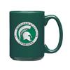 Heritage Pewter Michigan State Spartans 15 oz. Coffee Mug | Mug for Coffee, Beverages | Intricately Crafted Metal Pewter Inlay view 1