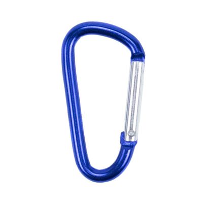 Craft County Colorful 40mm D Shaped Spring Loaded Snap Hook Aluminum Gate 1.5 Inch