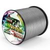 Ashconfish Braided Fishing Line- 4 Strands Super Strong PE Fishing Wire Heavy Tensile for Saltwater & Freshwater Fishing -Abrasion Resistant - Zero Stretch- 1000M/1093Yards 60LB Gray view 2