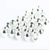 Blue Wing Olive BWO Brass Beads for Fly Tying - 100 Pack (Silver, 3.8 mm (5/32")) view 1