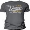 50th Birthday Gift Shirt for Men - Vintage 1976 Aged to Perfection - Racing - Charcoal-XL view 1