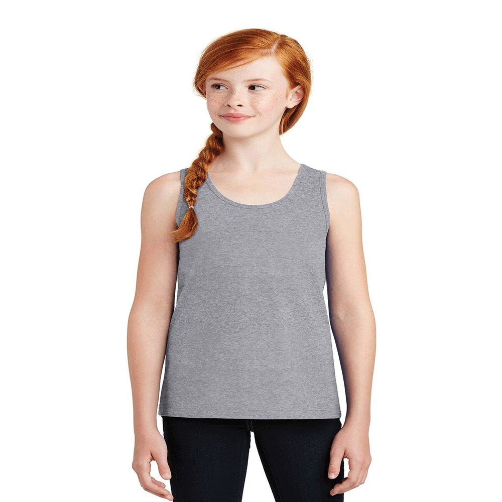 DISCONTINUED District Girls The Concert Tank XS Heather Grey