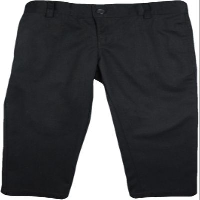 Armando Martillo Boys Brushed Cotton Flat Front Adjustable Waist Pants - Black, 3 Slim