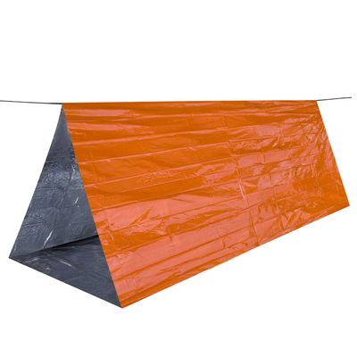 Mylatech Survival XL Emergency Tube Tent (Survival Orange) | Bivvy Convertible for Maximum Heat Retention | Our Thermal Mylar is 95% + Heat Reflective and Tested by Service Members |
