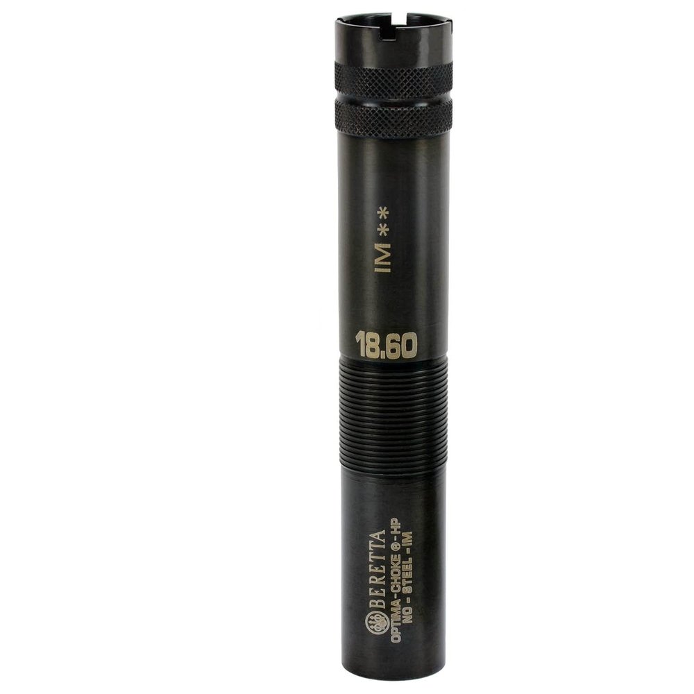 Beretta OptimaChoke High Performance 50mm Extended 12Ga Cylinder Burnished Choke Tube, Black