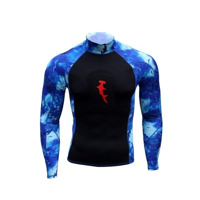 Hammerhead Spearguns - Ambush Long Sleeve Rashguard - HH Camo Blue - 3X-Large