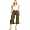 Made By Johnny MBJ WB876 Womens Knit Culottes Pants XXXXL Olive view 3