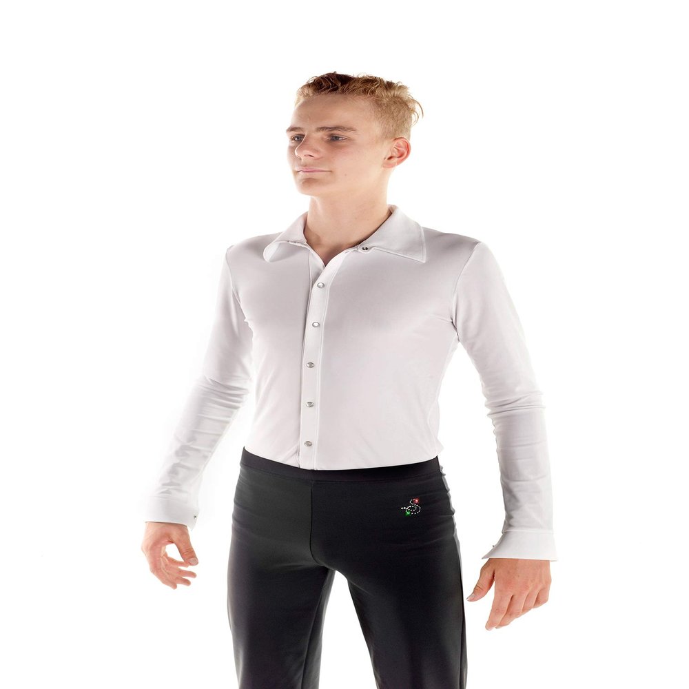 Sagester # 440 / Italy Hand-Made/Ice Skating Pants/for Men / 42, Blue Therm