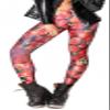 Sister Amy Women's Digital Animal Printed Ankle Elastic Tights Legging Strawberry US M view 1
