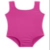 City Threads Girls One Piece Swimsuit UPF 50+ Comfortable Durable Soft Made in USA, Hot Pink, 18-24 Months view 1