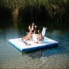 Scout Inflatables Floating Water Air Pad 8x5 / 10x8 for Outdoors, Camping, Beach (10x8) view 4