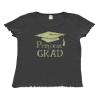 PandoraTees Toddler Short Sleeve Girly Lettuce T-Shirt -Princess Grad, Black, 4y view 1