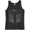 Cybertela Men's German Coat of Arms Eagle Tank Top (Black, Small) view 1