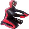 MatArts MMA Grappling Dummy BJJ jiu jitsu Training Punching Bag Combat Sports Judo Karate Taekwondo Leather Wrestling Buddies Boxing Dummy for Multiple Drills (Leather Black / Red, 70" (6 Feet)) view 2