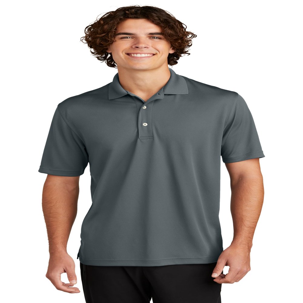 SPORT-TEK Unisex Dri-Mesh Polo Steel