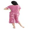 INK+IVY Pajamas for Women - Short Sleeve and Capri Pants PJ Set Loungewear, Casual Soft Breathable Sleepwear, Small, Gypsy patch 2 Piece view 2
