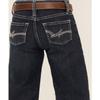 Wrangler Girls' Stretch Boot Cut Jean, Dark Blue, 10 Slim view 2