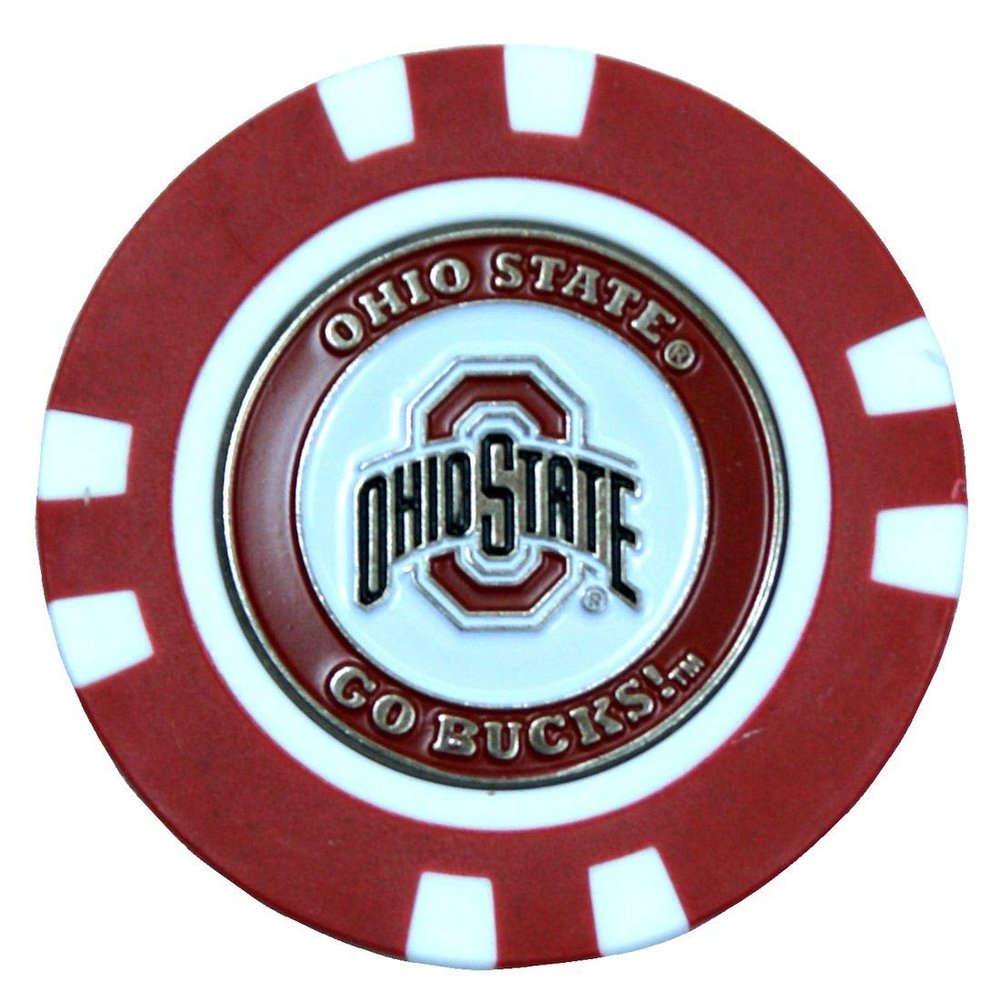 Ohio State Buckeyes Golf Poker Chip